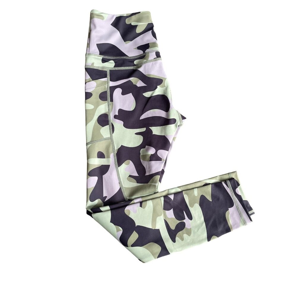 Zyia‎ Active Leggings Women’s S Camo Camoflauge Pockets Active Tights